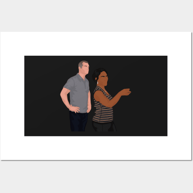 Bobby & Athena | 911 Wall Art by icantdrawfaces